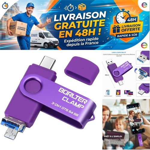 Borlter clamp clé usb - borlter, 3.0
