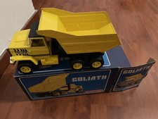Joustra Goliath Camion Benne / Truck US Années 80 Jaune + Boîte / Box