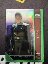 2023 Topps Finest STAR WARS REVA RÉFRACTEUR VERT 26/99 