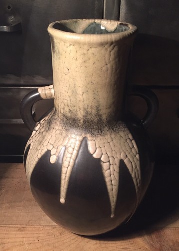 Vase grès puissaye coulures - puissaye,