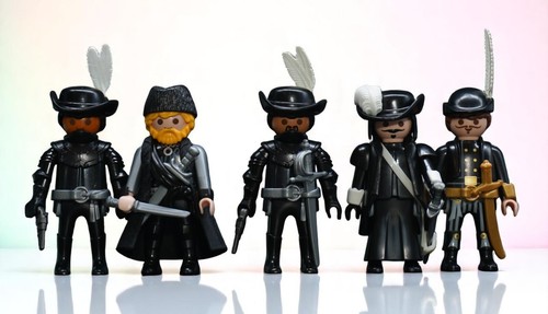 Playmobil cowboy avec revolver