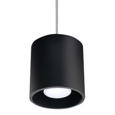 Suspension Aluminium Noir GU10