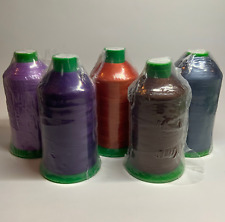 FIL TENAX Polyester 4 Bobines de 3 000 m + 1 Bobine 6 000 m