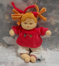 C41/ Doudou Sterntaler Poupée Grelot Hochet Maillot Brodé