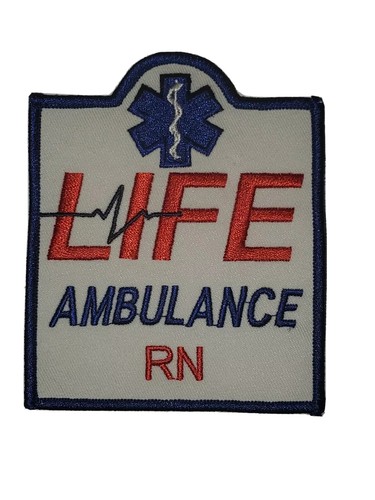 Life ambulance patch - life,