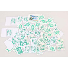 LOT 50 TIMBRES A VALIDITÉ