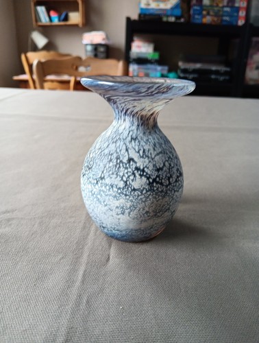Vase murano signé molina - vase, h