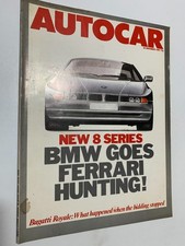 AUTOCAR Magazine 25/11/1987; New 8 Série BMW/ Suzuki SJ413/ Peugeot 309 GLD
