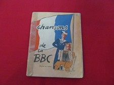 LIVRET DE CHANSONS DE LA BBC WW2 FRANCE LIBRE RESISTANCE FFI FTP