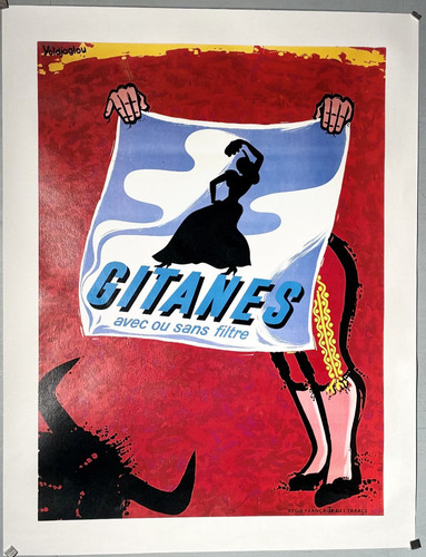Gitanes affiche originale - gitanes,