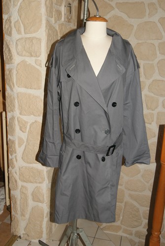 Trench gris bleu - taille, m