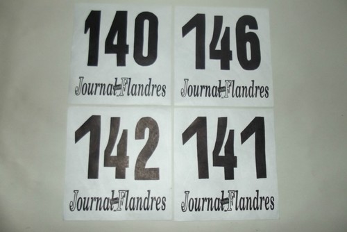 Ancien dossard de - 4,
