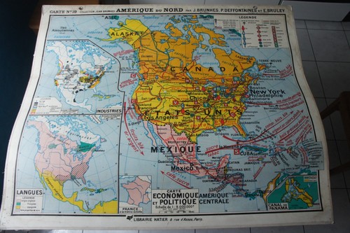 Ancienne carte scolaire - ancienne,