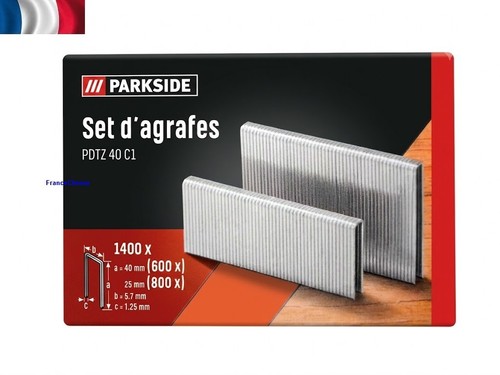 Parkside set agrafes pour - parkside®,