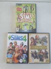 Lot de jeu sims pc. Triple deluxe, sims medieval, sims 4