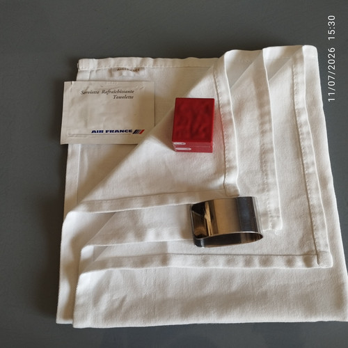 Air france rond serviette - france,