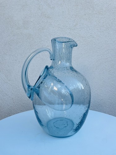 Biot verre bullé - , pichet