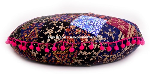 Indien pouf coussin coton - pouf,