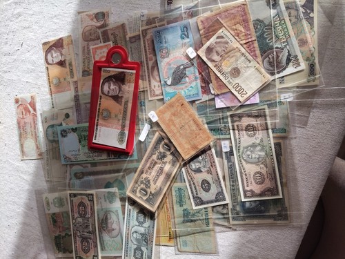 Lot billets étrangers - billets,