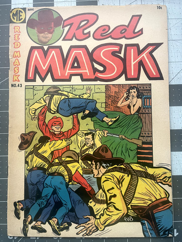 Red mask ghost rider 1954 - ghost,