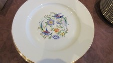 12 assiettes plates porcelaine