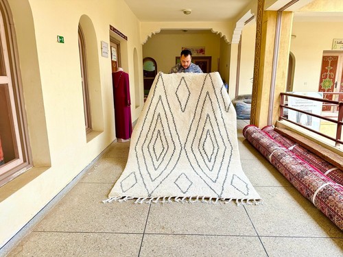 Tapis laine berbère - tapis,