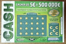 FDJ 11 TICKETS CASH FRANÇAISE