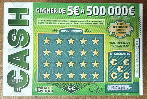 Fdj tickets cash française - tickets,