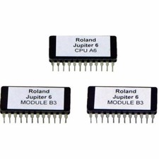 Roland Jupiter 6 CPU A6 Et 2x Module B3 Système Exploitation Mise ROM Eprom