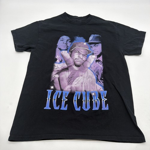 Ice cube shirt men - cube, black