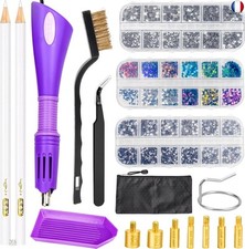 BLUESEABUY Applicateur Strass Hotfix Applicateur Baguette Avec 3 Boîtes de 