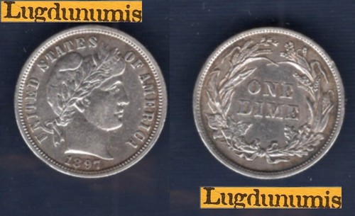 Etats unis one dime - –, 1897