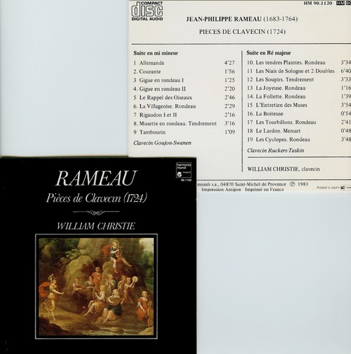 Rameau pièces clavecin - rameau, de
