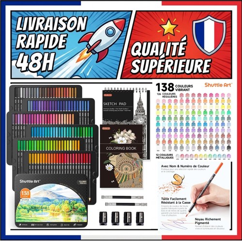 Crayons couleur shuttle - crayons, de