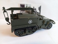Solido Verem 1/50, US Half Track M3 Grue Dépanneuse, WW2, Tbe, Rare, 9507 (53)