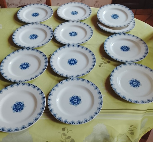Lot ancienne assiette plate - assiette,