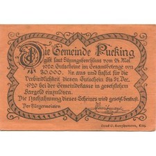 [#285183] Billet, Autriche, Pucking, 20 Heller, école 1920-12-31, AU(55-58) Moi