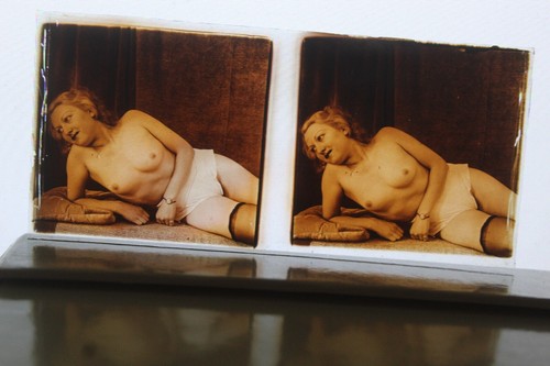 Plaque verre stereo - (b13),