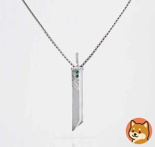 Collier argent final fantasy - argent,