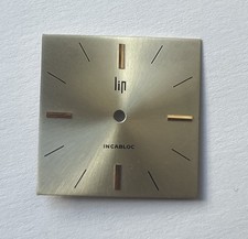 BEAU CADRAN DE MONTRE LIP INCABLOC CARRE @ LIP DIAL @ 25,9 MM * 25,9 MM @ WATCH