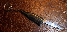Porte clés 1960's canif Champagne Vve Delaunois Rilly