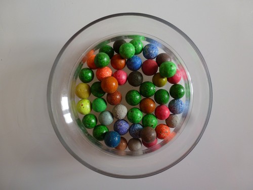Lot de 45 - n°, billes