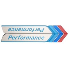 1set BMW performance Acrylic