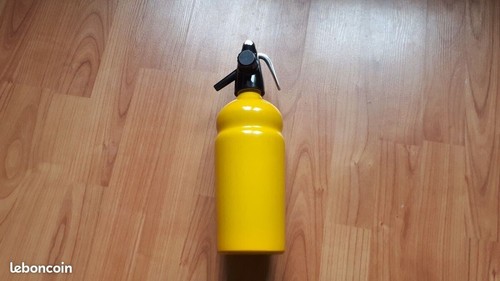 Ancien siphon soda jaune - soda, *