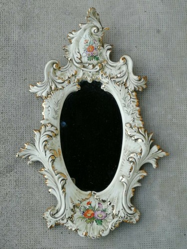 Ancien miroir céramique