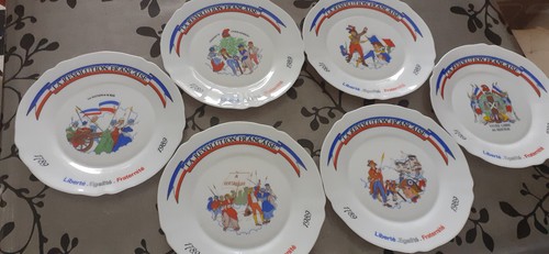 Assiettes la révolution - assiettes, "la
