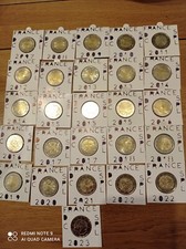 28 PIECES 2€ COMMEMORATIVES FRANCE 2007 à 2025 NEUVES  DE ROULEAUX
