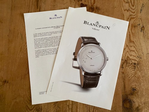 Dossier presse blancpain - dossier,