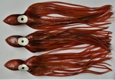3 leurres octopus de 22cm 
