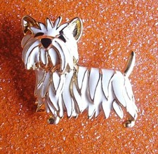W472 /  BROCHE "WESTIE" EN